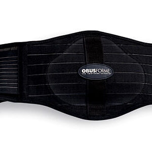 Back Belt-Male Medium/Large Black  Obusforme