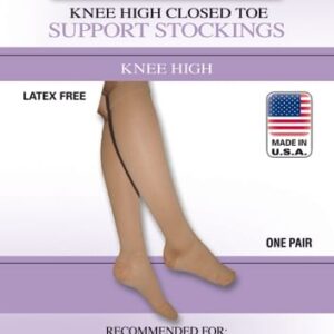 Firm Surg Wgt Stkngs 3X  Black 20-30mmHg  Below Knee Clsd Toe